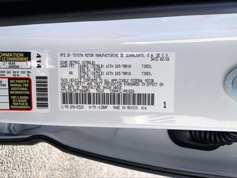 New 2026 Toyota Tacoma TRD Pro AWD/4WD image 21