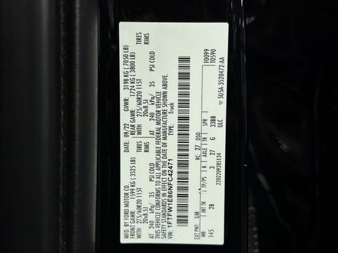 Used 2022 Ford F150 Lariat w/ Equipment Group 502A High AWD/4WD image 34