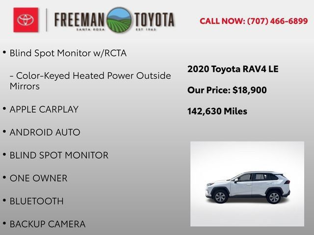 Used 2020 Toyota RAV4 LE w/ Carpet Mat Package FWD image 5