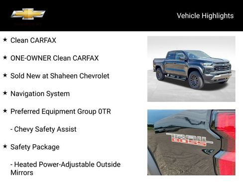 Used 2024 Chevrolet Colorado Trail Boss w/ Technology Package AWD/4WD image 19