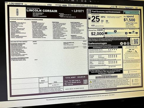 New 2026 Lincoln Corsair Reserve image 14