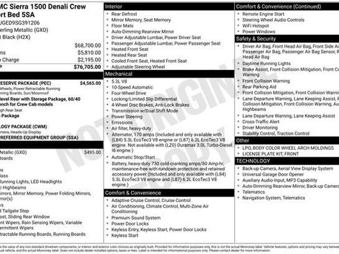 Used 2025 GMC Sierra 1500 Denali w/ Denali Reserve Package AWD/4WD image 41