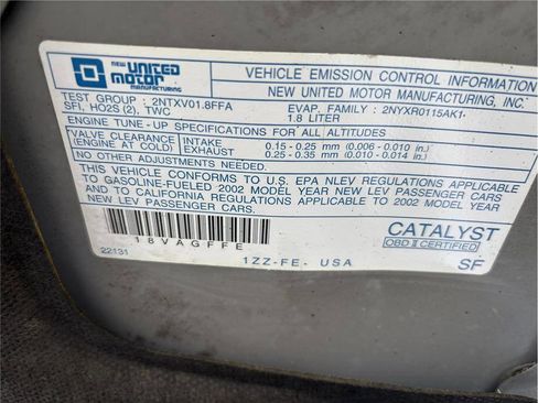 Used 2002 Chevrolet Prizm Sedan 4D image 19