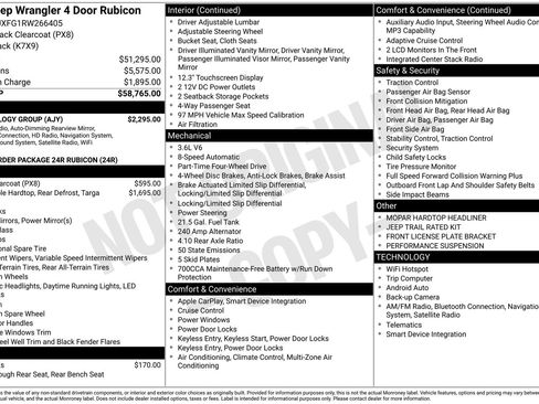 Used 2024 Jeep Wrangler Unlimited Rubicon w/ Technology Group AWD/4WD image 28