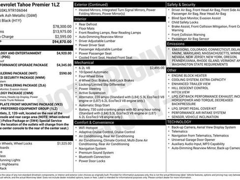 New 2026 Chevrolet Tahoe Premier image 19