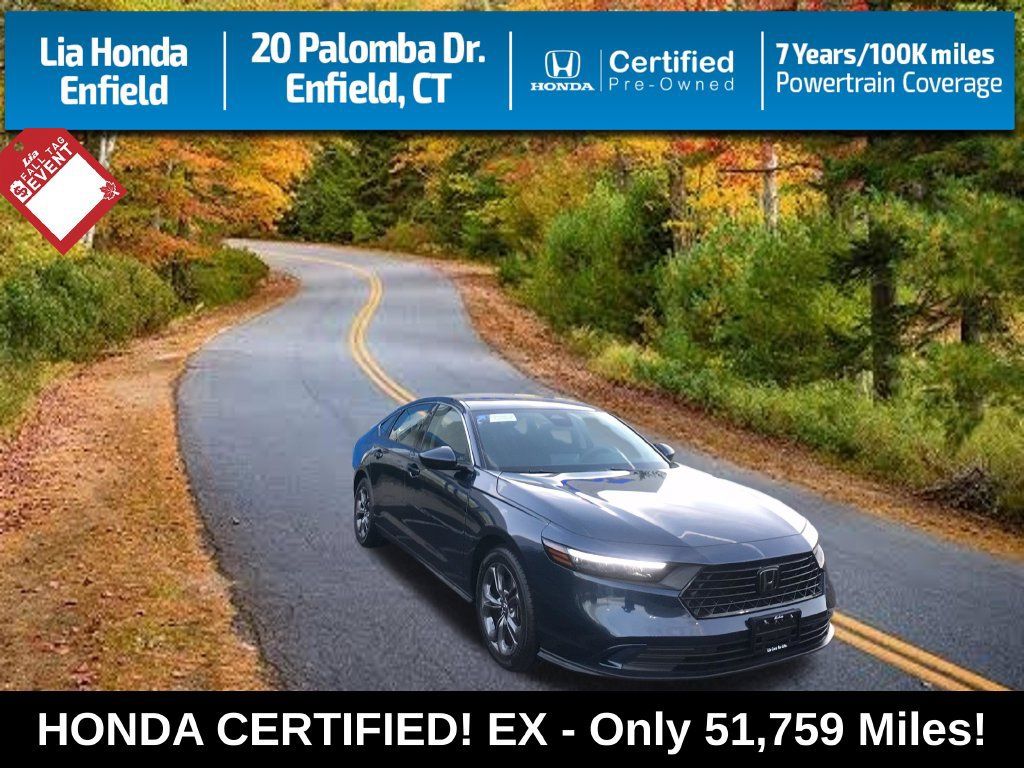 Certified 2023 Honda Accord EX image 1