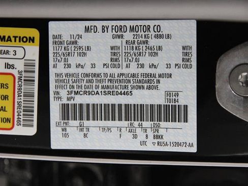 Certified 2025 Ford Bronco Sport Badlands w/ Badlands Tech Package image 22