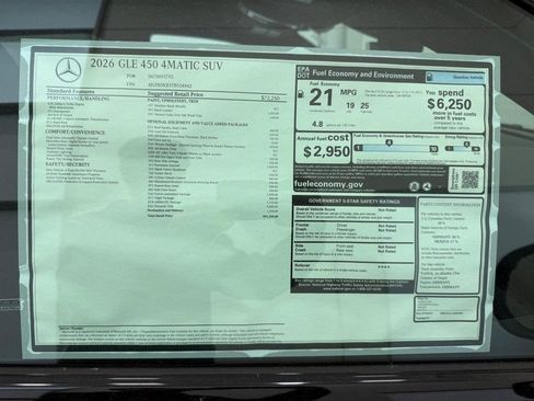 New 2026 Mercedes-Benz GLE 450 4MATIC image 4