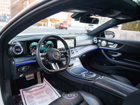 Used 2021 Mercedes-Benz E 450 4MATIC Coupe w/ AMG Line image 13