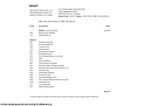 Used 2020 Mercedes-Benz CLA 250 image 3