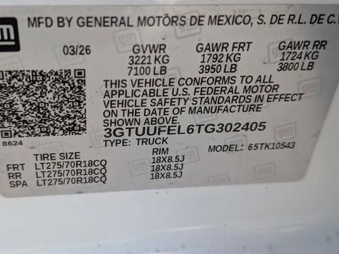 New 2026 GMC Sierra 1500 AT4X AWD/4WD image 21