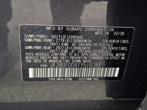 Certified 2026 Subaru Outback Limited AWD/4WD image 22