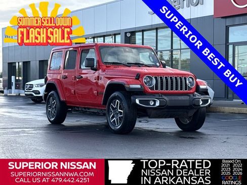 Used 2025 Jeep Wrangler Unlimited Sahara AWD/4WD image 1