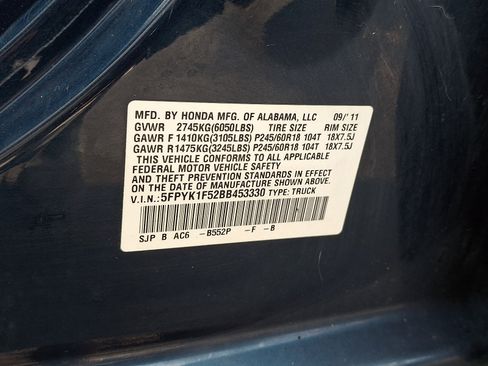Used 2011 Honda Ridgeline RTL image 22