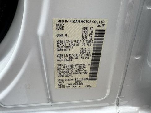 Used 2018 Nissan NV 3500 SV RWD image 20