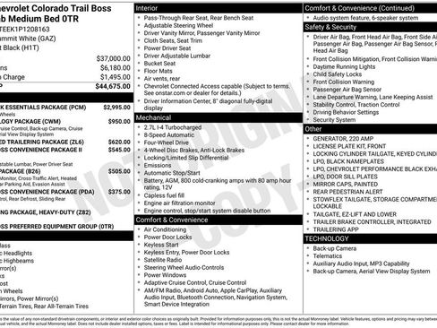 Used 2023 Chevrolet Colorado Trail Boss w/ LPO, Dark Essentials Package image 7