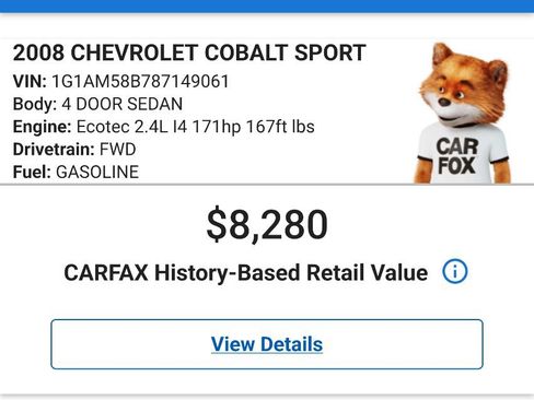 Used 2008 Chevrolet Cobalt Sport FWD image 7