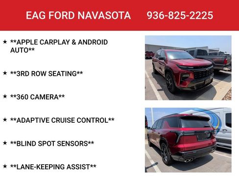 Used 2026 Chevrolet Traverse RS w/ LPO, Floor Liner Package FWD image 8