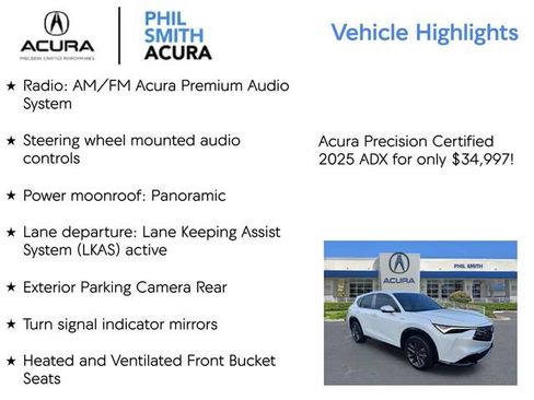 Certified 2025 Acura ADX A-Spec FWD image 5