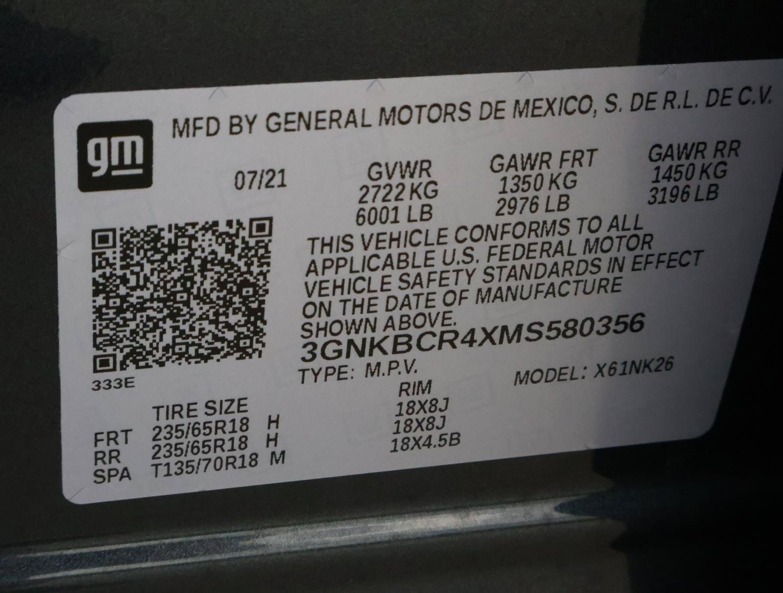 Used 2021 Chevrolet Blazer LT w/ LPO, Floor Liner Package FWD image 22