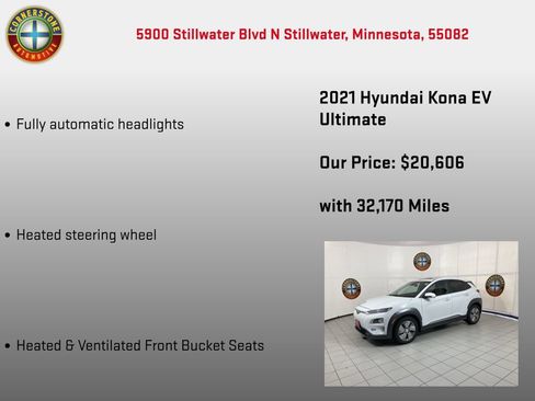 Used 2021 Hyundai Kona Ultimate FWD image 15