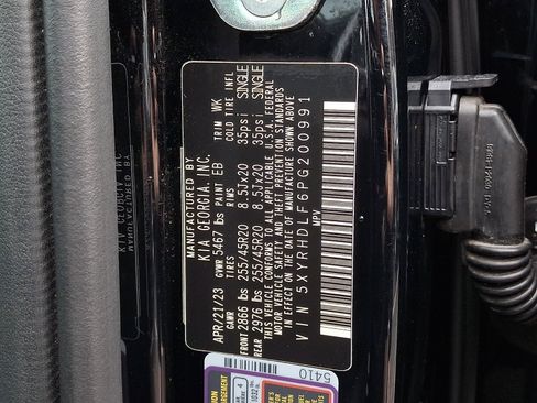 Certified 2023 Kia Sorento X-Line EX image 21