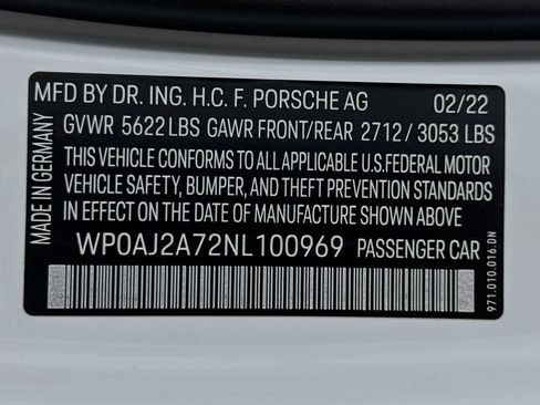 Certified 2022 Porsche Panamera 4 Platinum Edition AWD/4WD image 34