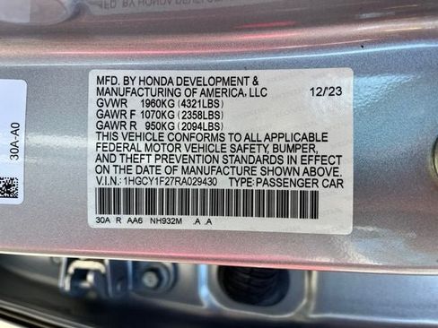 Used 2024 Honda Accord LX image 14