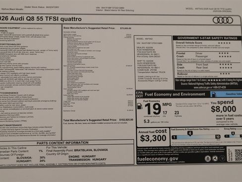 New 2026 Audi Q8 Prestige image 32
