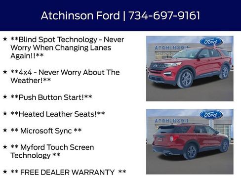 Certified 2022 Ford Explorer XLT w/ Equipment Group 202A image 8