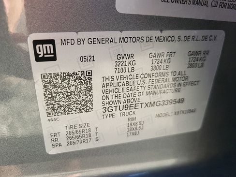 Used 2021 GMC Sierra 1500 AT4 w/ Technology Package image 35