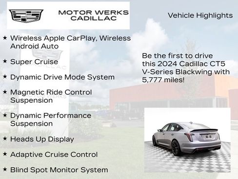Used 2024 Cadillac CT5 V Blackwing w/ Carbon Fiber Package 2 image 15