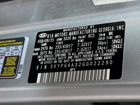 Used 2016 Kia Sorento L FWD image 31