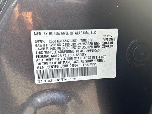 Used 2017 Honda Pilot Elite image 42