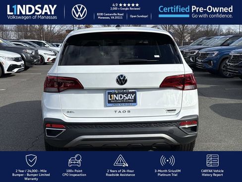 Certified 2023 Volkswagen Taos SEL image 4