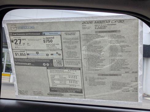 New 2026 MAZDA CX-30 AWD 2.5 S image 31