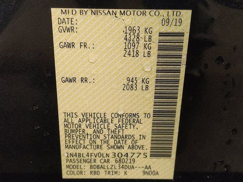 Used 2020 Nissan Altima 2.5 Platinum image 33