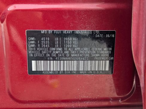 Used 2016 Subaru Legacy 2.5i Premium image 33