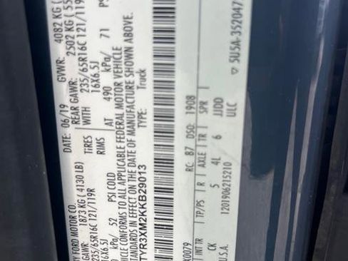 Used 2019 Ford Transit 250 148 High Roof Extended image 12