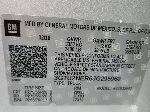 Used 2018 GMC Sierra 1500 SLT image 60