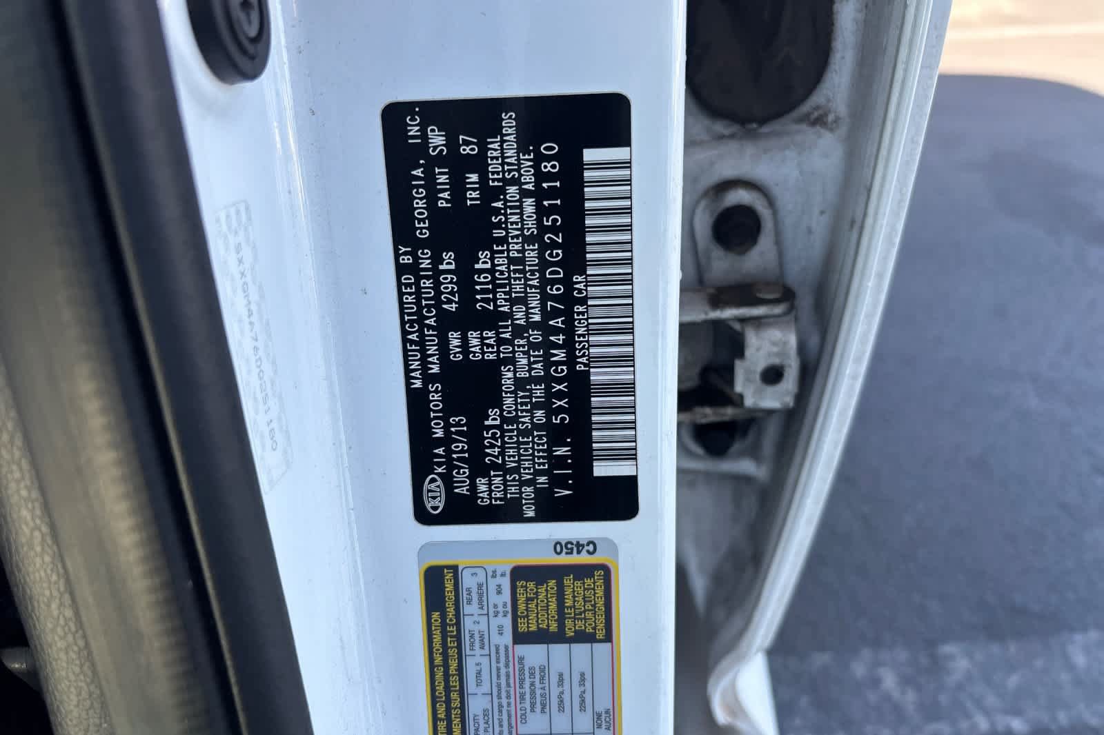 Used 2013 Kia Optima LX FWD image 25