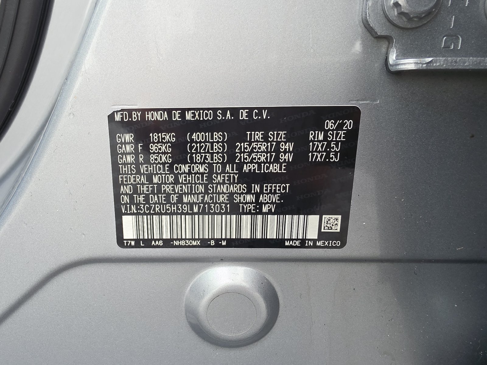 Used 2020 Honda HR-V LX image 28