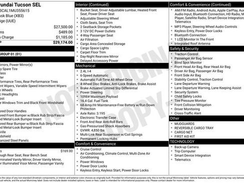 Certified 2021 Hyundai Tucson SEL image 10