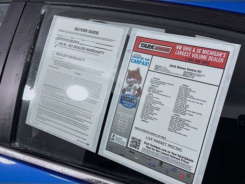 Certified 2025 Nissan Sentra SV image 13