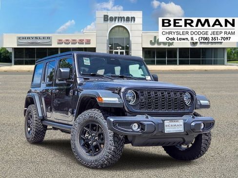 Used 2025 Jeep Wrangler Unlimited Sport S 4xe AWD/4WD image 1