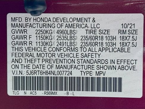 Used 2022 Honda CR-V EX-L image 33