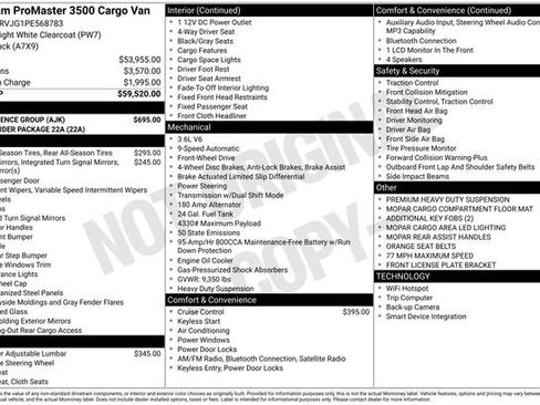 Used 2023 RAM ProMaster 3500 w/ Convenience Group image 18