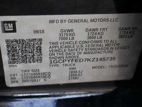 Used 2019 Chevrolet Silverado 1500 LT Trail Boss image 53