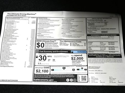 New 2026 BMW 530i xDrive AWD/4WD image 37