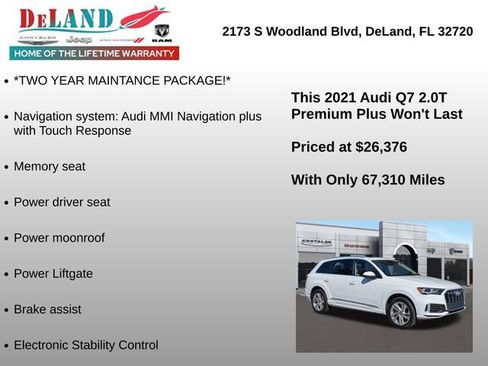 Used 2021 Audi Q7 2.0T Premium Plus w/ Executive Package image 7